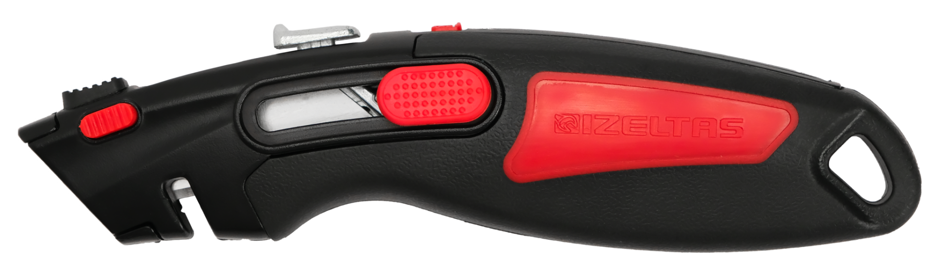 İzeltaş PRO GÜVENLİKLİ OTOMATİK KİTLEMELİ TRAPEZ MAKET BIÇAĞI (2YEDEK BIÇAKLI) 14000005051