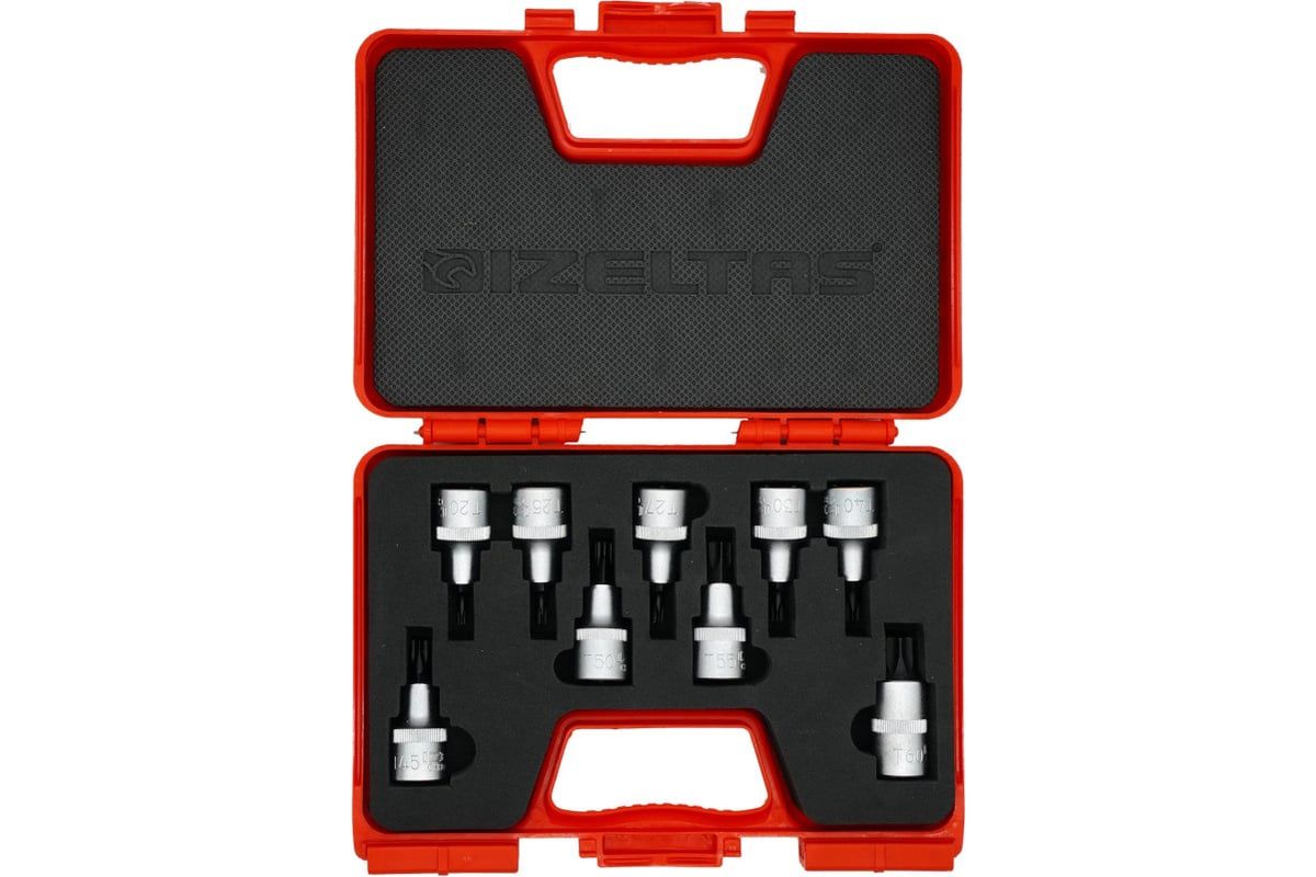 İzeltaş 1/2'' LOKMALI TORK UÇ TAKIMI (60MM - 9 PARÇA) 1113006009