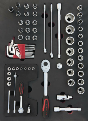 İzeltaş GARAJ SERİSİ TAKIM DOLABI 8 ÇEKMECELİ KIRMIZI ( DOLU -139 ) 8242008142