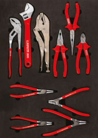 İzeltaş GARAJ SERİSİ TAKIM DOLABI 8 ÇEKMECELİ KIRMIZI ( DOLU -139 ) 8242008142