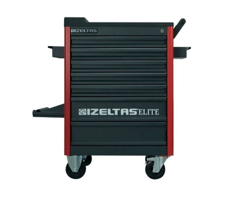 İzeltaş ELITE SERİ TAKIM DOLABI 7 ÇEKMECE KIRMIZI SİYAH 13000005563