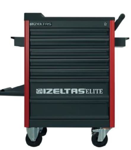 İzeltaş ELITE SERİ TAKIM DOLABI 7 ÇEKMECE KIRMIZI SİYAH (DOLU 139) 13000005572