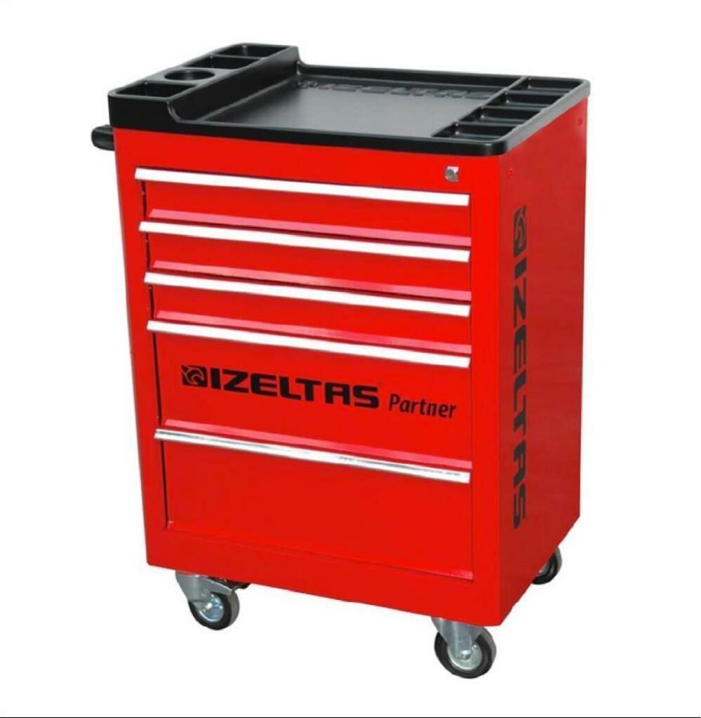 İzeltaş PARTNER SERİSİ TAKIM DOLABI 5 ÇEKMECELİ KIRMIZI 8235326005