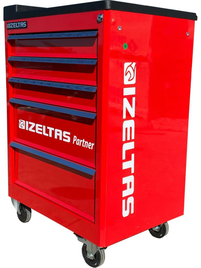İzeltaş PARTNER SERİSİ TAKIM DOLABI 5 ÇEKMECELİ KIRMIZI ( DOLU-118) 8235006121