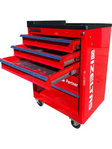 İzeltaş PARTNER SERİSİ TAKIM DOLABI 5 ÇEKMECELİ KIRMIZI ( DOLU-118) 8235006121