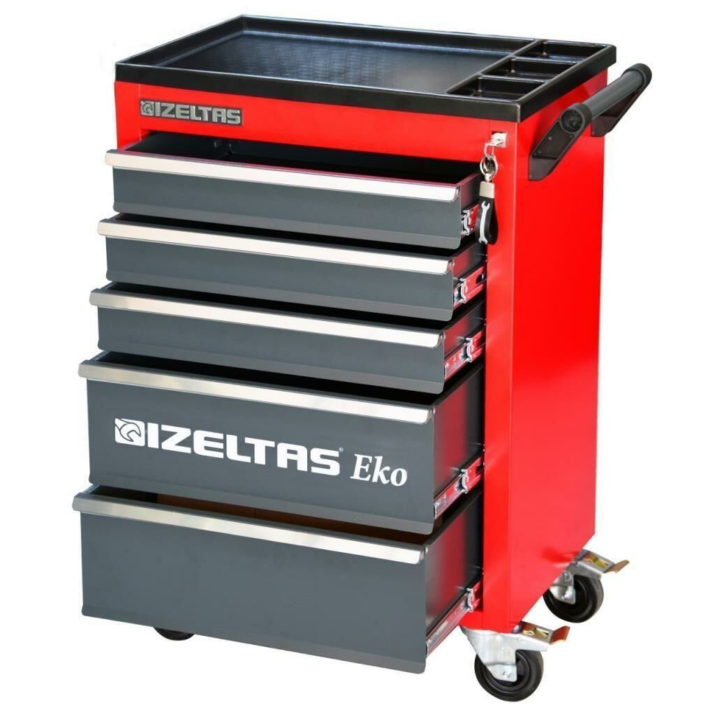 İzeltaş EKO SERİSİ TAKIM DOLABI 7 ÇEKMECELİ KIRMIZI (DOLU - 93) 8243007096