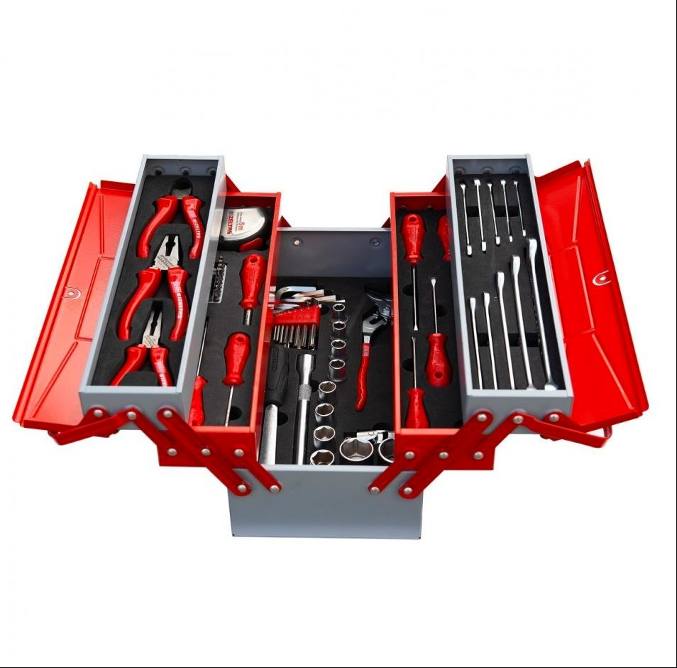 İzeltaş MEKANİKÇİ TAKIM ÇANTASI 5 GÖZLÜ 62 PARÇA 8420005063