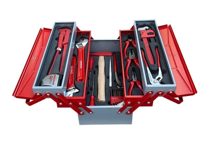 İzeltaş TESİSATÇI TAKIM ÇANTASI 5 GÖZLÜ 28 PARÇA 8420005028