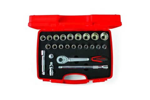 İzeltaş 1/2'' ONİKİ KÖŞE LOKMA ANAHTAR TAKIMI 24 PARÇA 1114006024