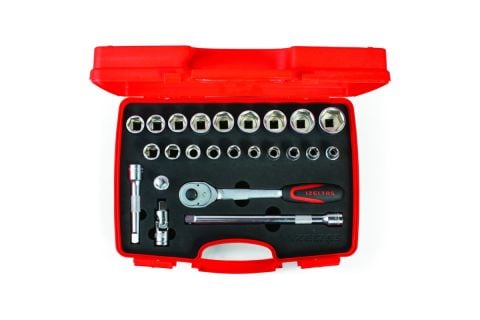 İzeltaş 1/2'' ALTI KÖŞE LOKMA ANAHTAR TAKIMI 24 PARÇA 1113002024