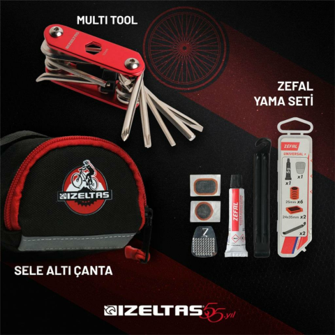 İzeltaş BİSİKLET ONARIM SETİ 3 PARÇA 13000005376