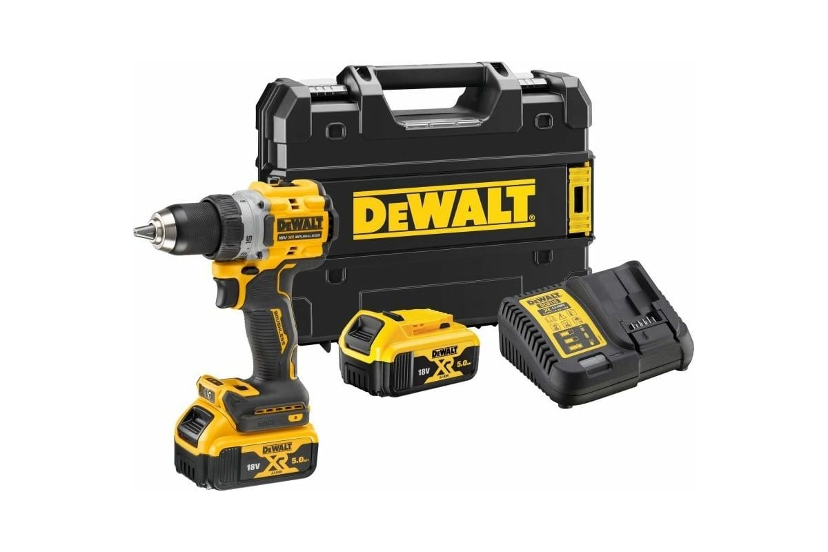 DEWALT DCD800P2T 18V 5.0AH LI-ION ÇİFT AKÜLÜ KÖMÜRSÜZ PRO