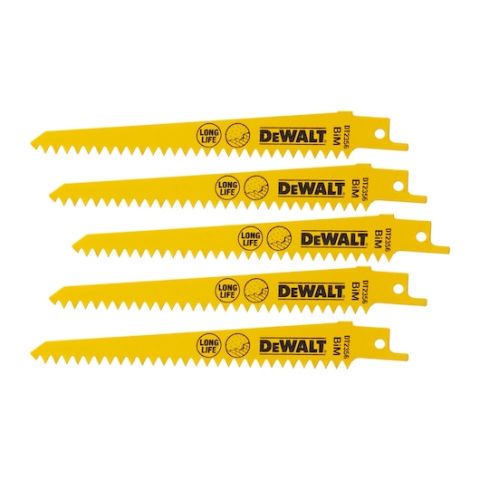 DEWALT DT2356 152MM 1.8MM DİŞ SIVADA TALAŞSIZ KESİM 5'Lİ Bİ-META