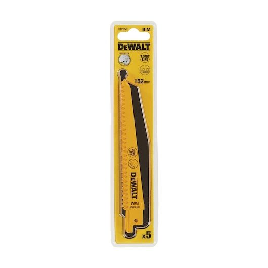 DEWALT DT2356 152MM 1.8MM DİŞ SIVADA TALAŞSIZ KESİM 5'Lİ Bİ-META