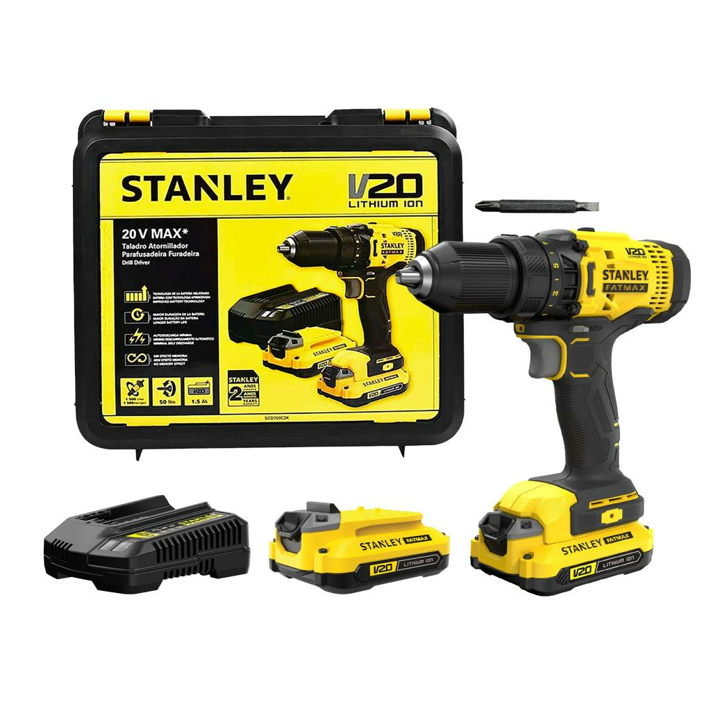 STANLEY SCD700D2K 18V 2AH V20  2AKÜ KÖMÜR MTKP