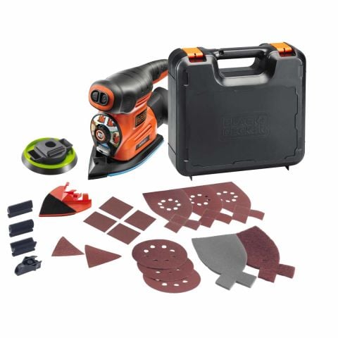 Black+Decker KA280K 220W ÇOK AMAÇLI ZIMPARA ZIMPARAR + 19AKSESUAR