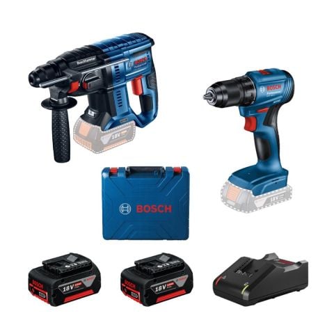 Bosch Gbh 180-LI + Gsr 185-LI + 18v 2 X 4.0 Ah Akülü Set