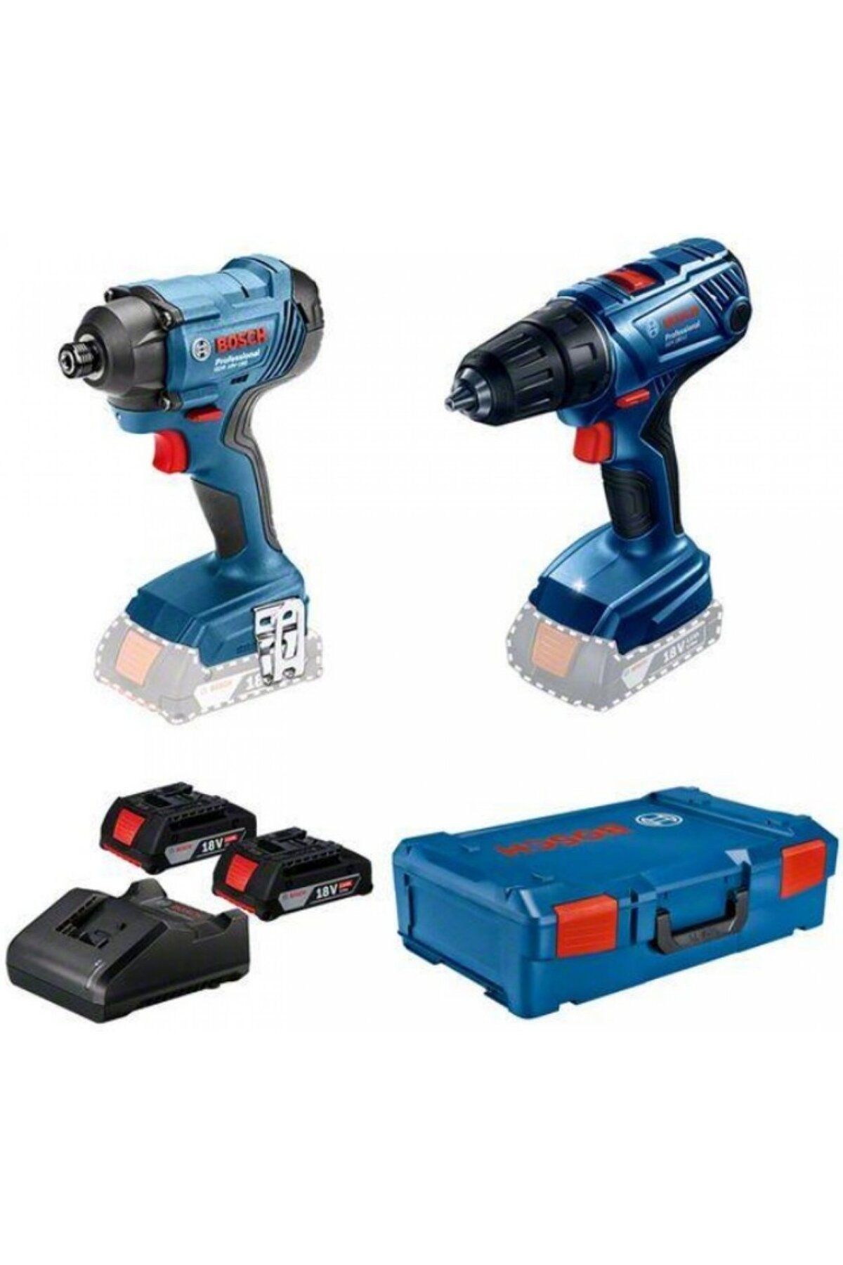 Bosch Gsr 180 + Gdr 18v-160 + 18v 2 X 2.0 Ah Akülü Set