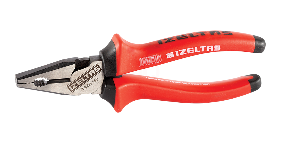 İzeltaş KOMBİNE PENSE AĞIR TİP 180 MM ( ÇELİK TEL İÇİN ) 3030122180