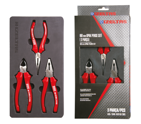 İzeltaş 160 MM OPAK SETİ ( 3 PARÇA ) 3020002003