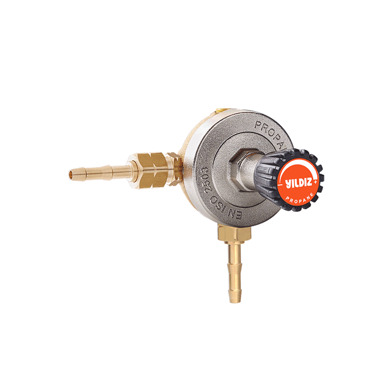 Yıldız 5122 Basınç Düşürücü Propan (Lpg) Manometresiz (Çift Çıkışlı)