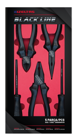 İzeltaş BLACK LİNE SET 5 PARÇA 13000005133