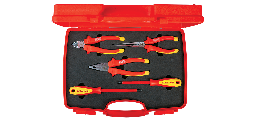 İzeltaş 1000V İZOLELİ ELEKTRİKÇİ SETİ (5 PARÇA) 8795006005