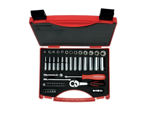 İzeltaş 1/4'' ALTI KÖŞE LOKMA ANAHTAR VE BİTS SET 48 PARÇA 14000005131