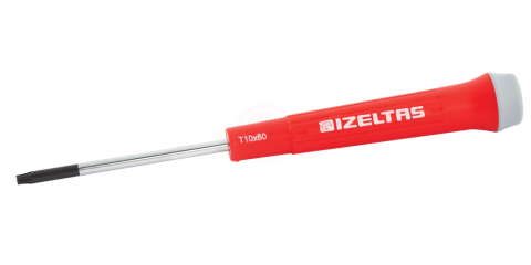İzeltaş ELEKTRONİKÇİ TİP KLEMENS TORX UÇLU TORNAVİDA T6X60  4530170660