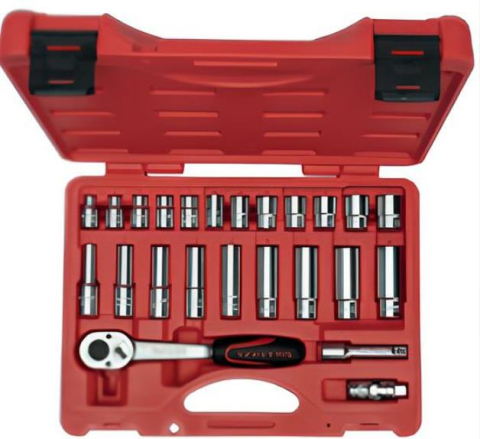 İzeltaş 3/8'' ALTI KÖŞE LOKMA ANAHTAR SETİ 24 PARÇA 14000005134