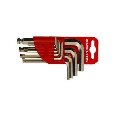 İzeltaş YUVARLAK BAŞLI ALLEN ANAHTAR TAKIMI 8 PARÇA 4905007108