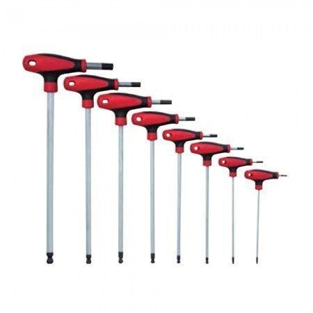 İzeltaş T TİPİ YUVARLAK BAŞLI ALLEN ANAHTAR TAKIMI 8 PARÇA 4921008108