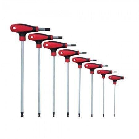 İzeltaş T TİPİ YUVARLAK BAŞLI ALLEN ANAHTAR TAKIMI 8 PARÇA 4921008108