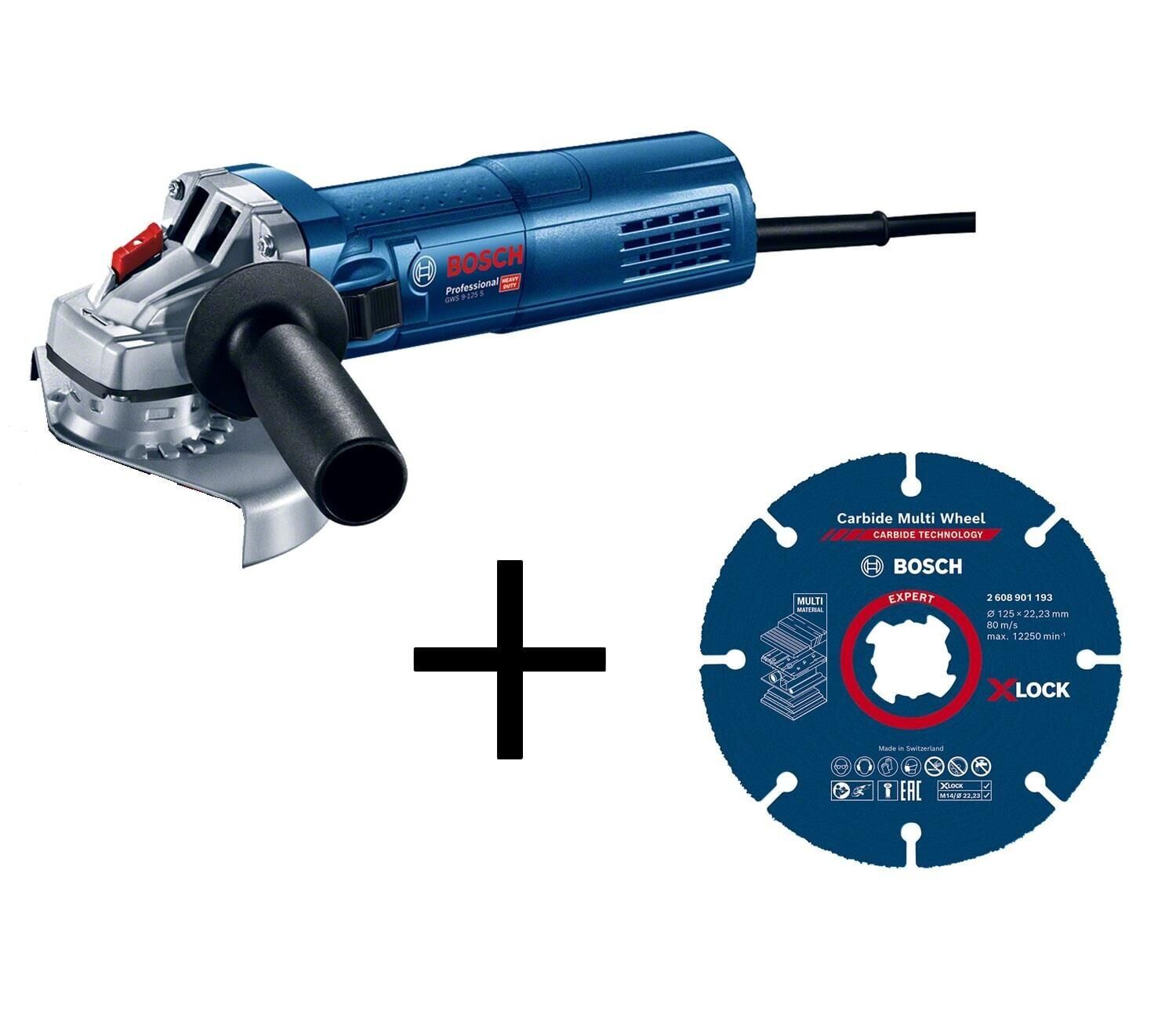 BOSCH GWS 9-125 S Devir Ayarlı Avuç Taşlama CMW Disk Hediyeli 0615990N3G 0615990N3G