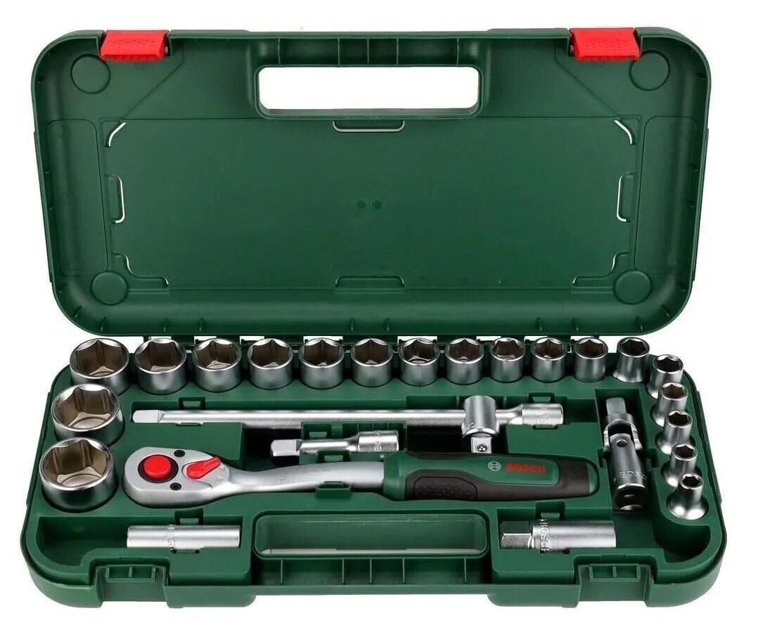 BOSCH  1/2'' Cırcırlı 25 Parça Lokma Takımı  1600A02Z9F