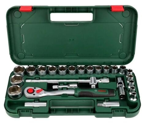 BOSCH  1/2'' Cırcırlı 25 Parça Lokma Takımı  1600A02Z9F