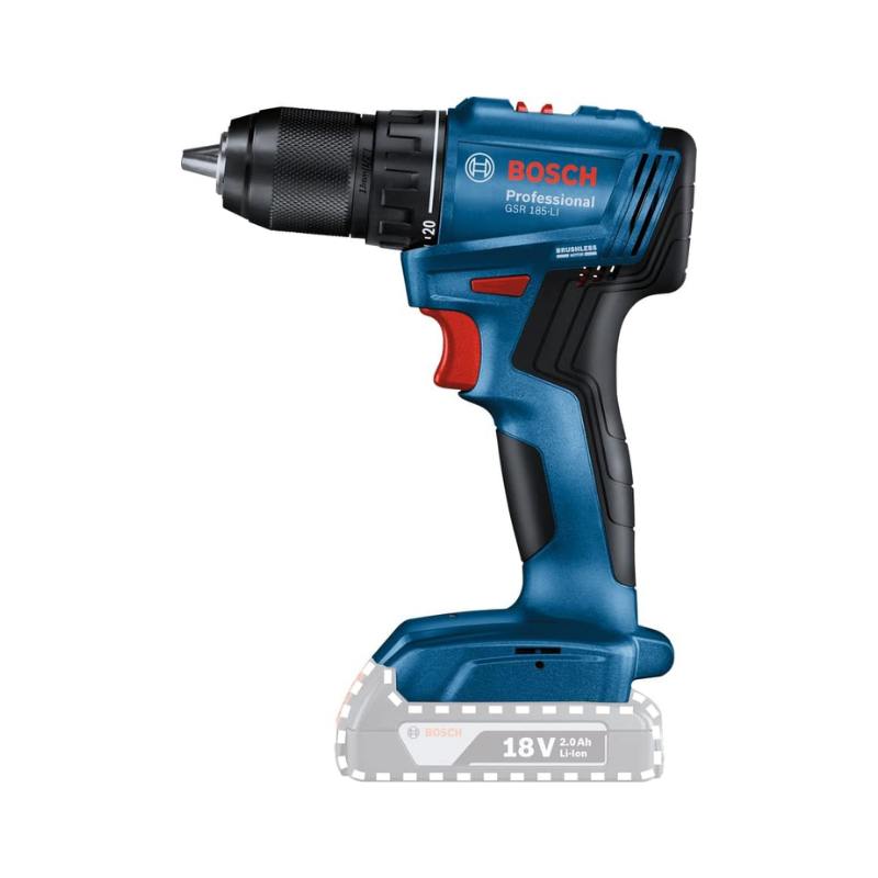 BOSCH GSR 185-LI Akülü Delme Vidalama (Solo) 06019K3003