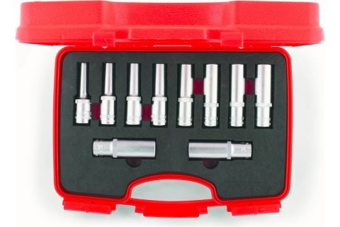 İzeltaş 1/2'' ALTI KÖŞE DERİN LOKMA TAKIMI 10 PARÇA 1108006010