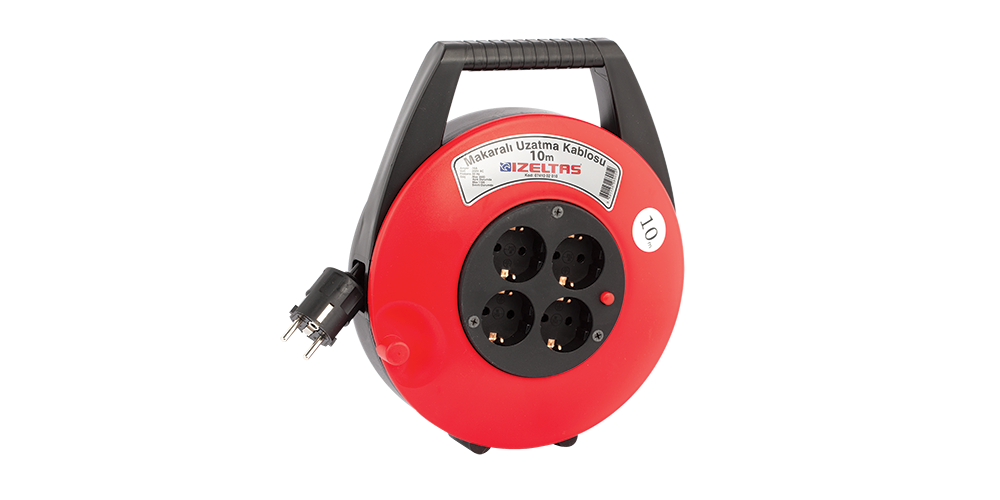 İzeltaş MAKARALI UZATMA KABLOSU 10 M (3x1.5MM) 0741050010